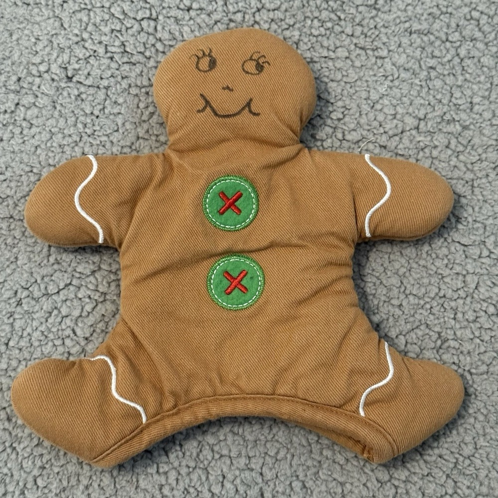 Williams Sonoma Gingerbread Man Oven Mitt (1) Festive Holidays Christmas